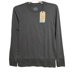Men’s PrAna Long Sleeve Denim Heather T-Shirt Tall S